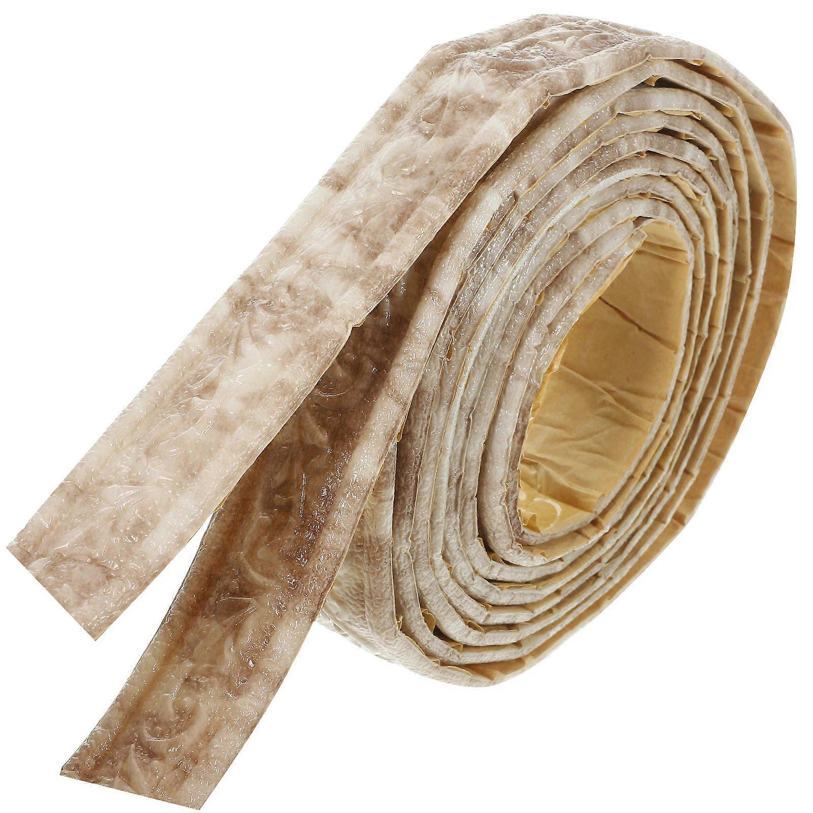 Self Adhesive Molding Trim Wall Corner Trim Foam Decorative Protect Walls 90.39X1.77X0.20IN 2 Rolls