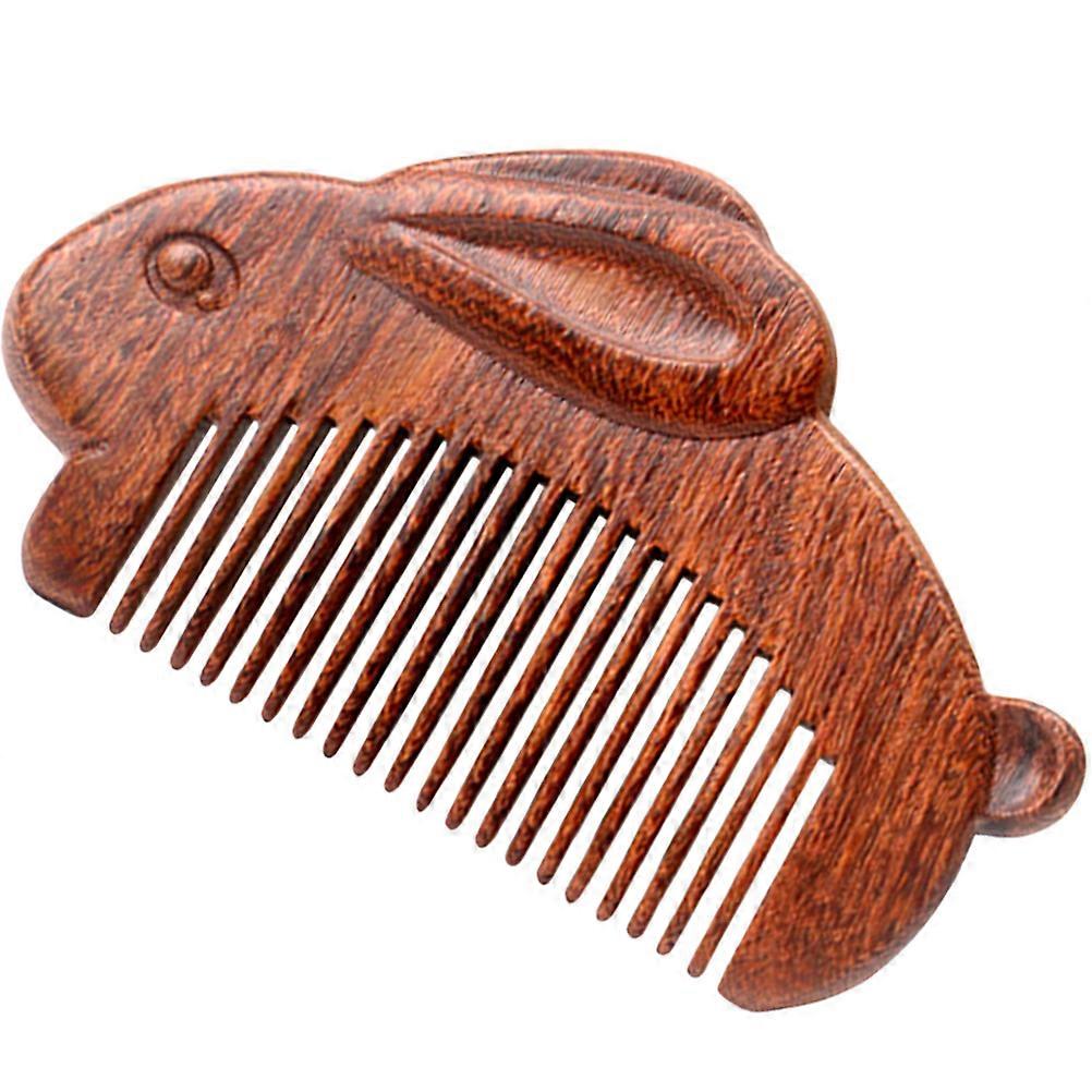 Here's a refined and professional product description based on your input:
**Portable Natural Sandalwood Hair Comb – Static Free, Scalp Massaging