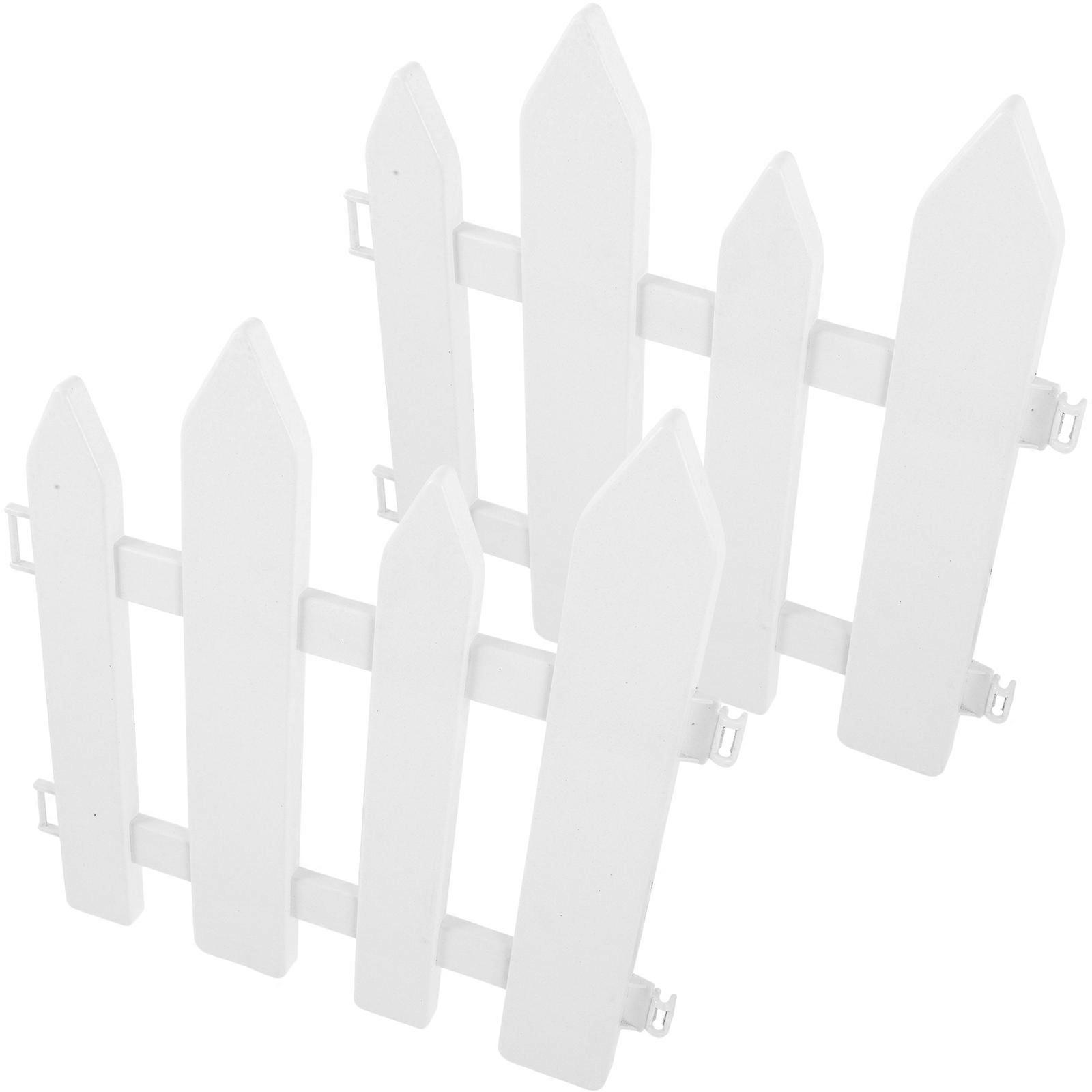 Gardening Fence Multi-Use Garden Edging Border Plastic For Lawn Pathway Separator Homeowners 12×11.8×0.5in 2Set