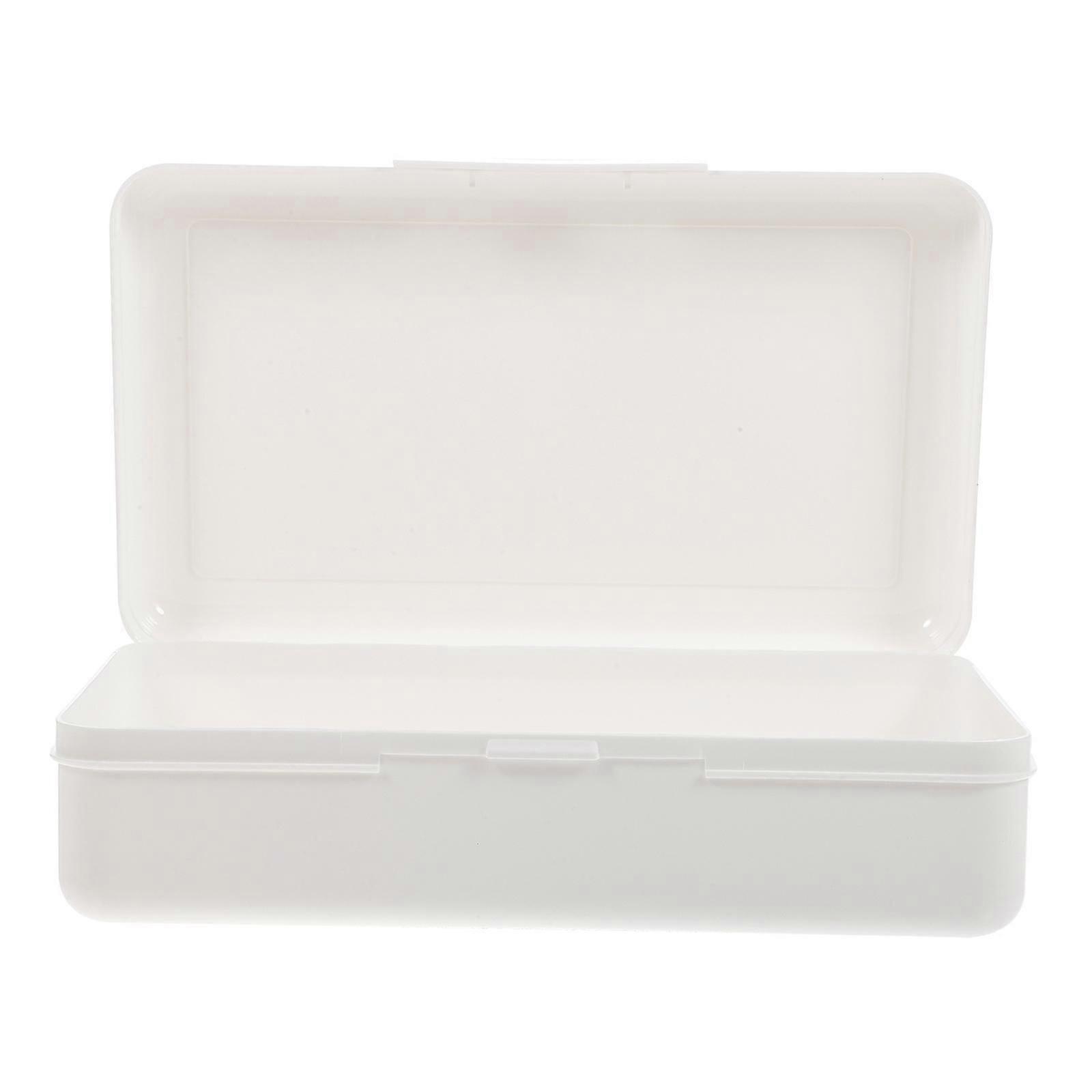 Simple Plastic Pencil Case - Practical 20.3x12.2cm Student Essential