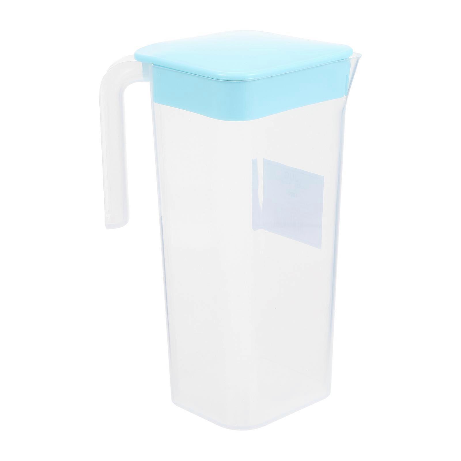Blue PP Water Pitcher with Large Capacity for Home Use Practical Beverage Container 2.5L