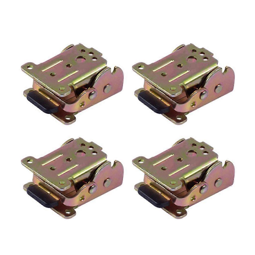 4Pcs Self-locking Hinge 90 Degrees Folding Table Extension Support Bracket