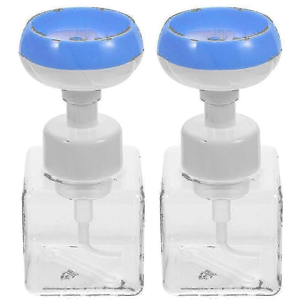 2pcs Foaming Soap Dispenser Refillable Lotion Pump Bottle Push Type Foaming Soap Bottle