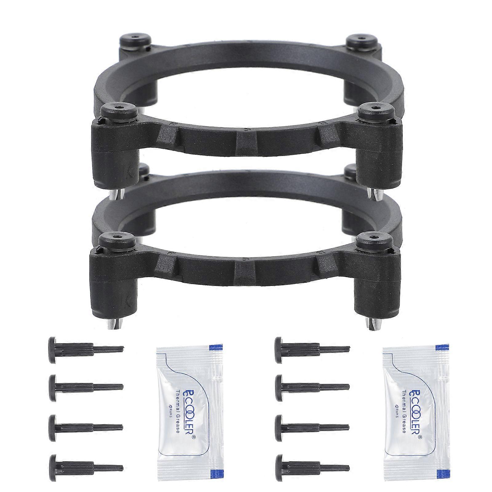 Heatsink Bracket Square Shape Abs Material for Cpu Fan Retainer Bracket Maintenance and Upgrade Tech Enthusiasts 2Pack