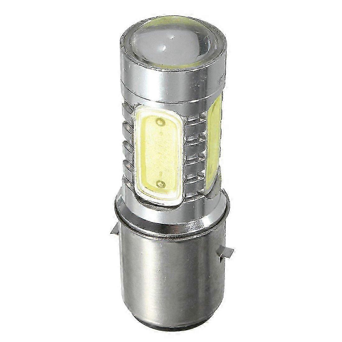LED bulb for moped 12V BA20D H6 4 COB white headlight