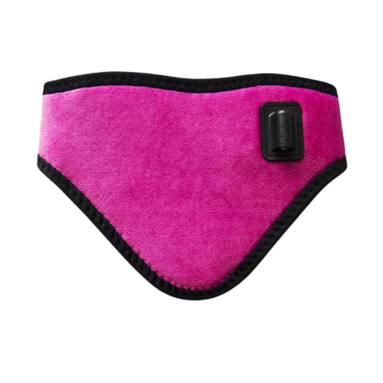 Electric neck warmer made of graphene with 3 heat levels – comfortable warming wrap in red