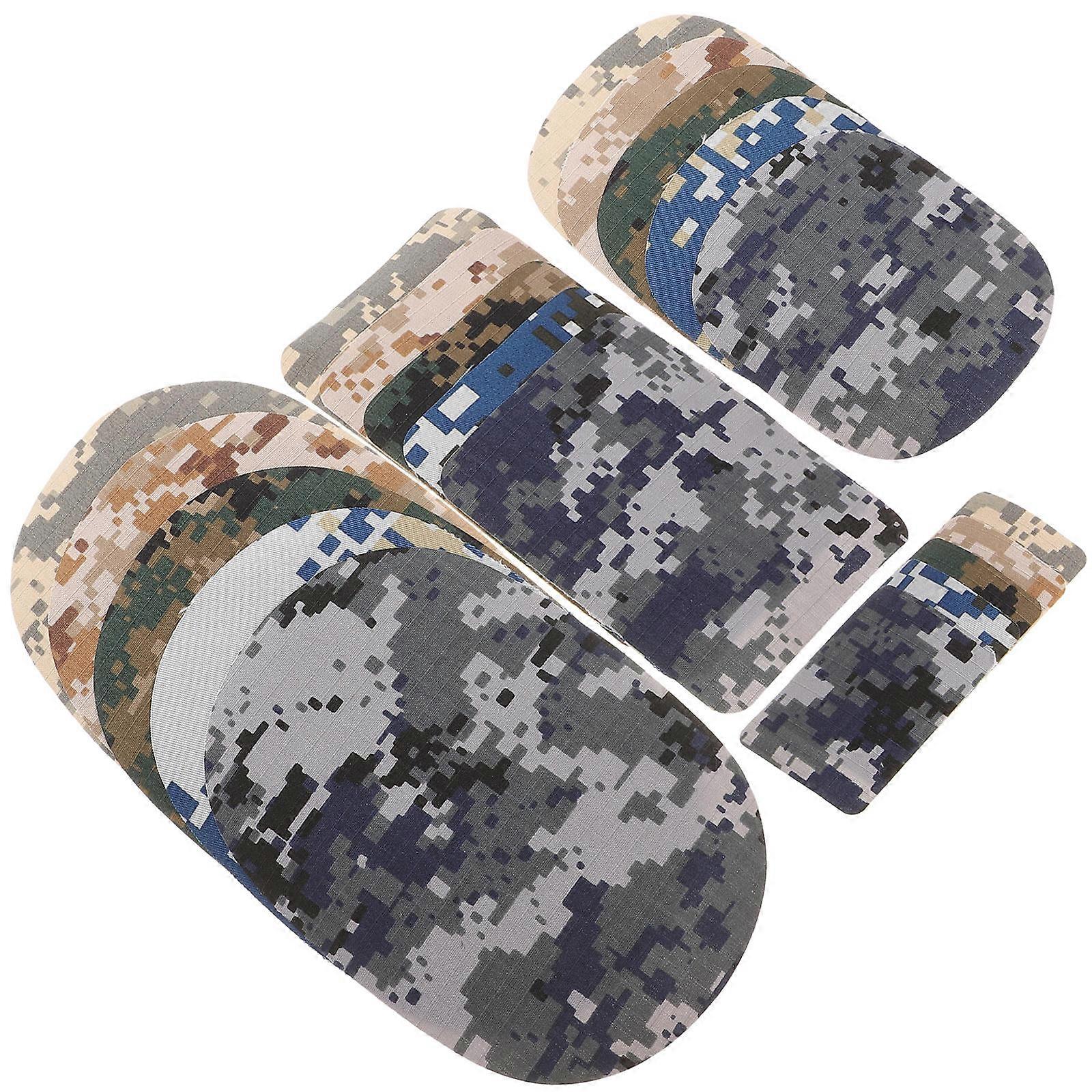 Camaflauge Patches For Clothes Polyester Diy Decoration 16.5X12cm 20Pcs