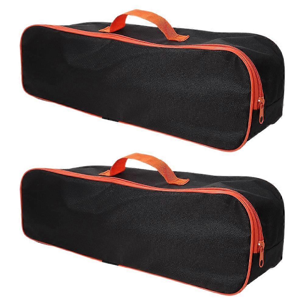Vacuum Accessory Storage Organizer Multi Functional Design Black 42.00X14.00X11.00CM Tool Storage 2Pcs