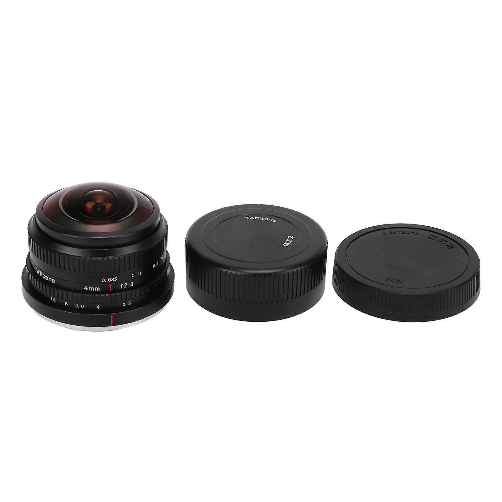 7artisans 4mm F2.8 225 Degree Circular Fisheye Lens for E Mount FX3 A7S A7S2 A7S3 A7M2 A7M3