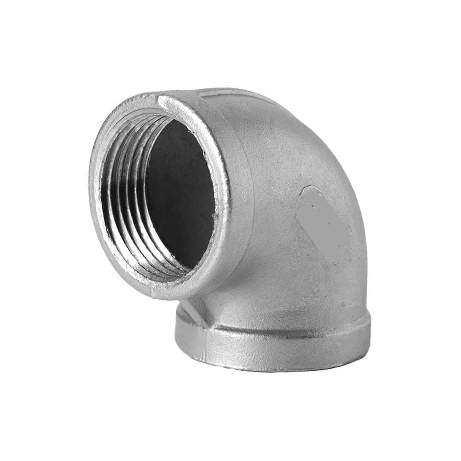 201 Stainless Steel 90 Degree Internal Thread G3/4 Right Angle Water Pipe Fitting