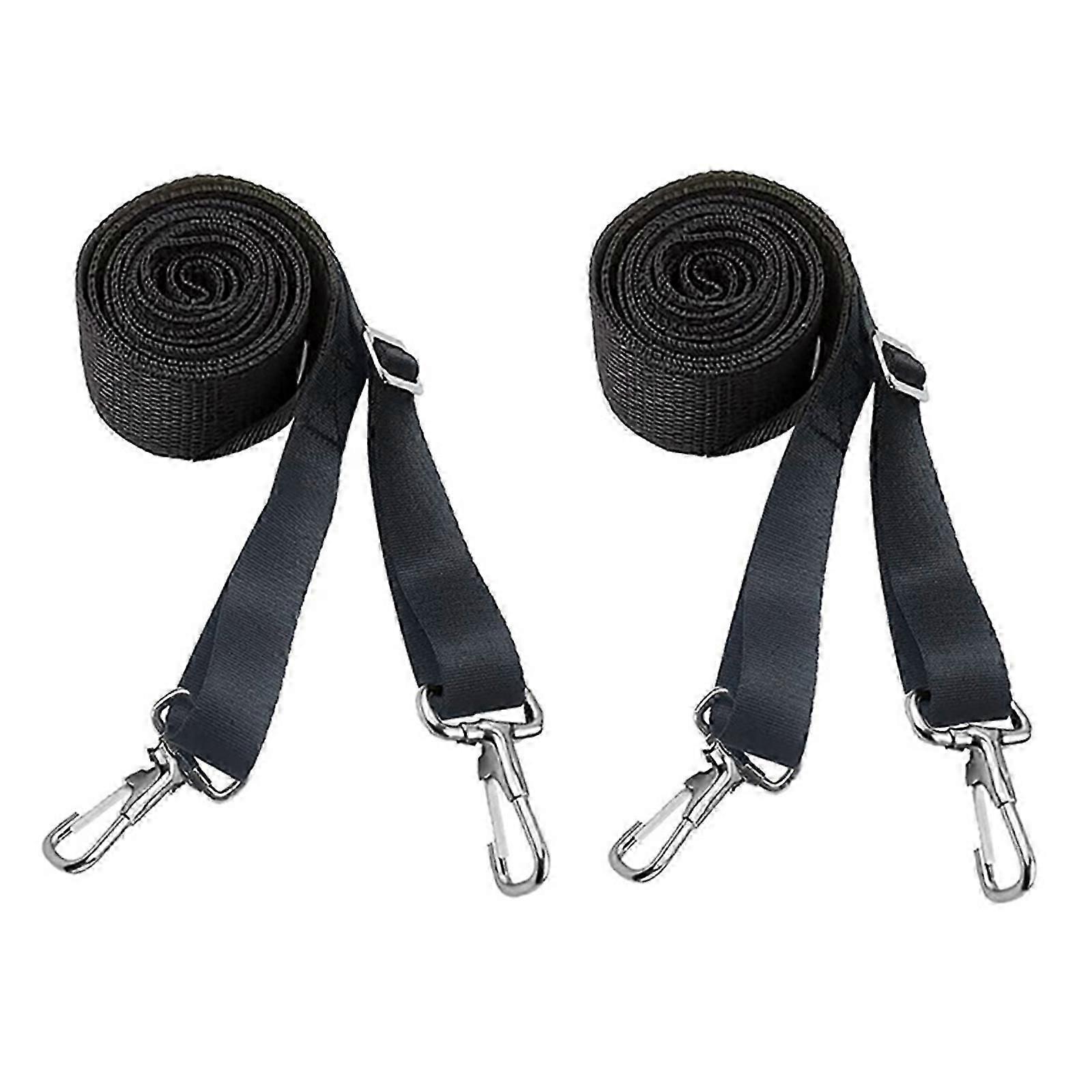 Marine Awning Webbing Straps with Stainless Snap Loop Bimini Top Hardware Marine Top Straps Adjustable from 28-60 inch