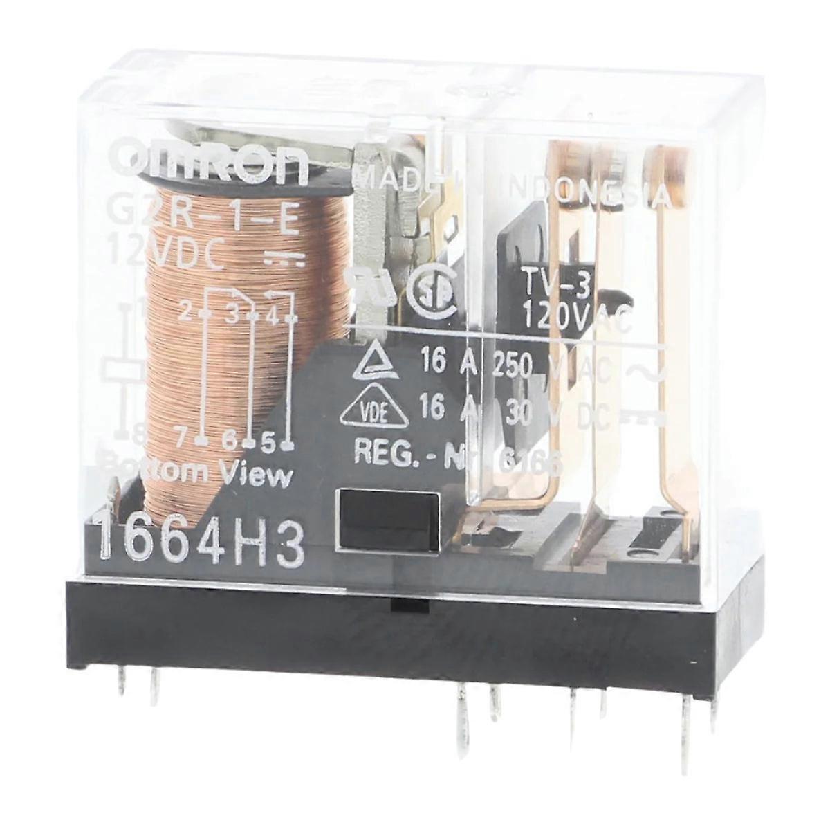 Omron Relay 12v Dc Spdt 16a Pcb Mount G2r-1-e Dc12