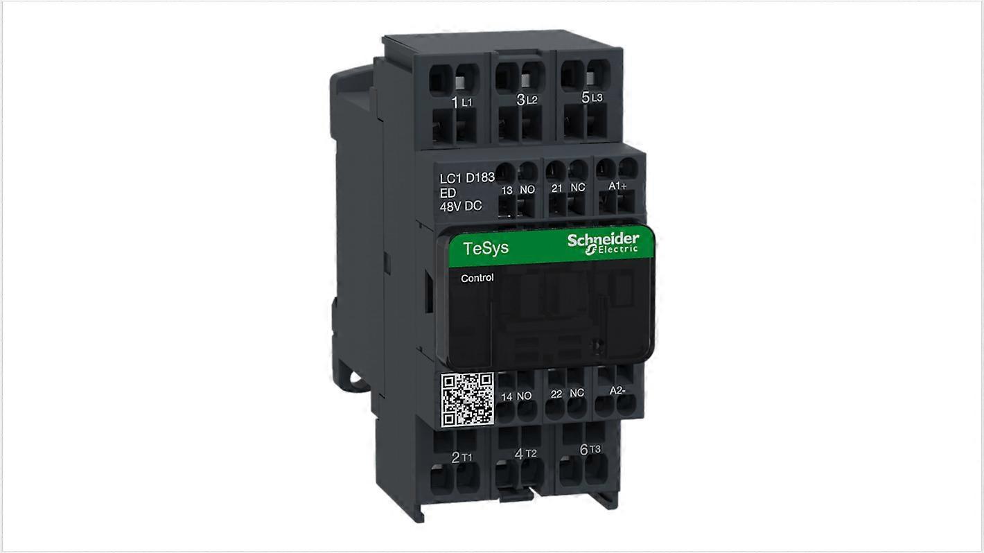 Schneider Contactor 18a 3-pole Tesys D Lc1d183ed