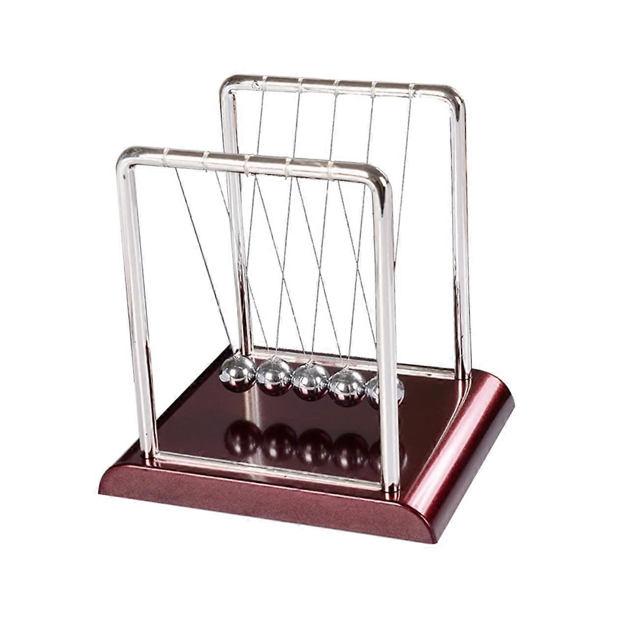 Newton Pendulum with Base Kinetic Motion Desk Decoration for Office Home for Science Enthusiasts
