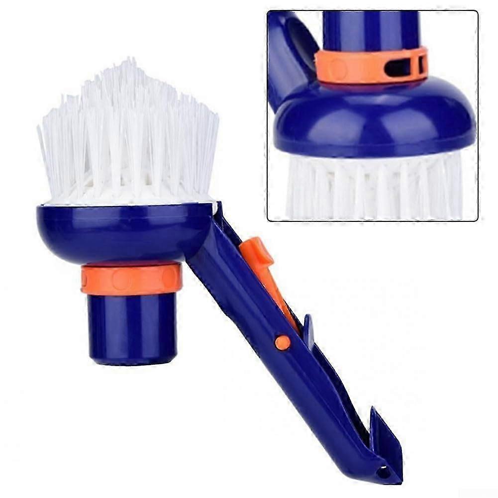 Pool brush for floor and wall, compact design for easy handling, suitable for regular pool maintenance