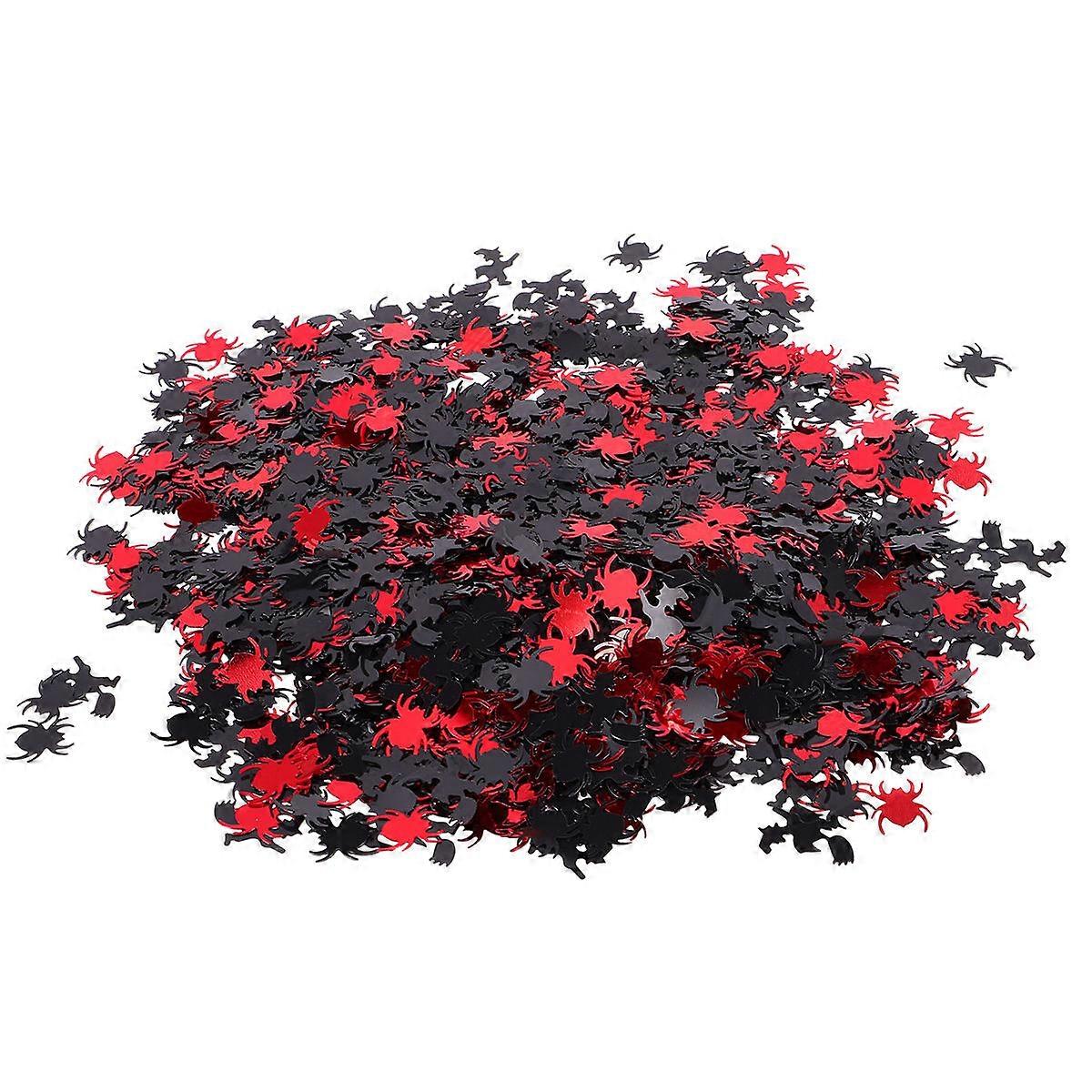 3 Sets Halloween Reusable Table Confetti with Spiders and Witches for Holiday Decorations