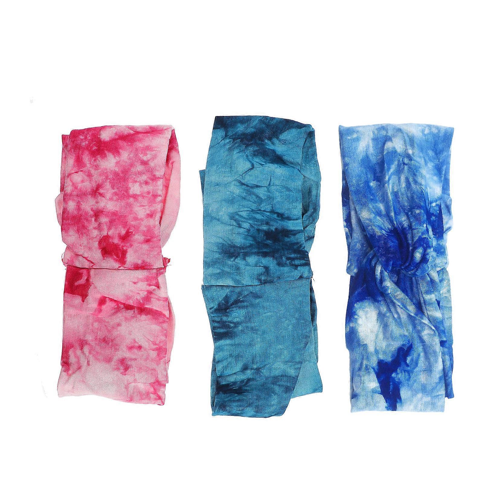 3Pcs Elastic Sports Headband For Unisex Basketball And Parties Assorted Color Cooling Feature