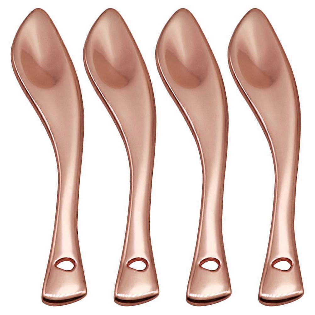 4pcs Metal Cosmetic Spoons Face Cream Application Tools