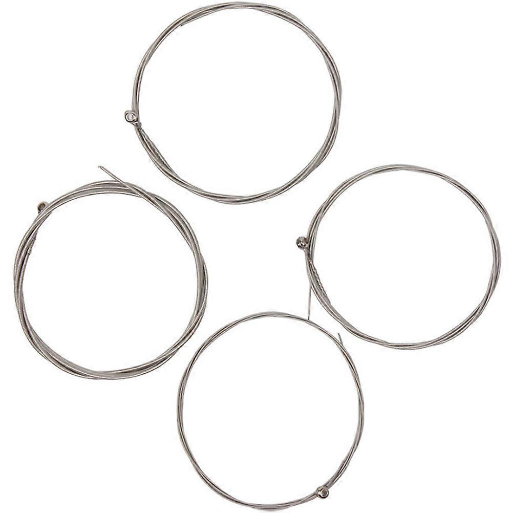 Bass Strings Replacement Set 4Pcs For Electric Bass Instruments With Durable Steel Copper Alloy