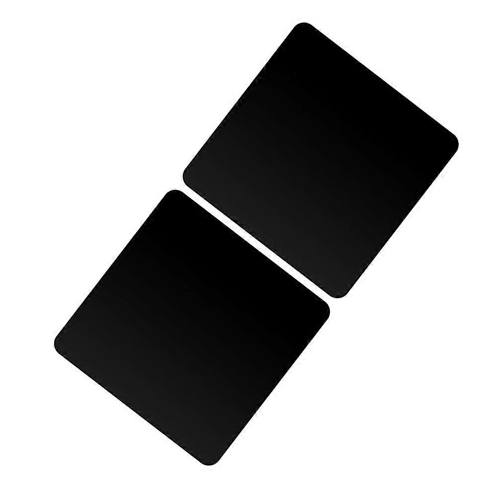 Black Acrylic Photo Backdrop Board for Decoration Double Sided Reflective Surface 2 Pieces