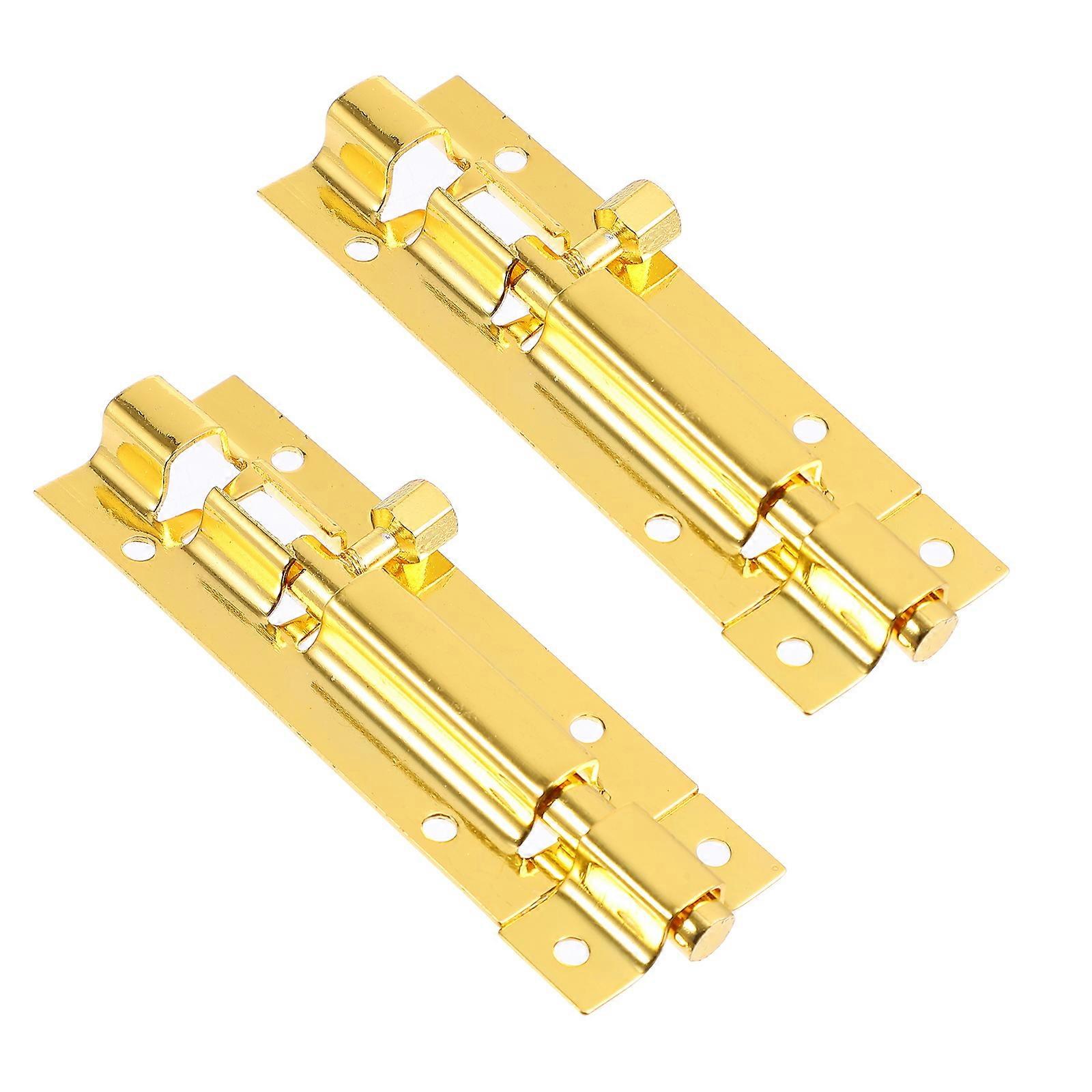 Secure Locking Latch 2Pcs Anti-Theft Door Latch Designed For Home Security With Square Shape