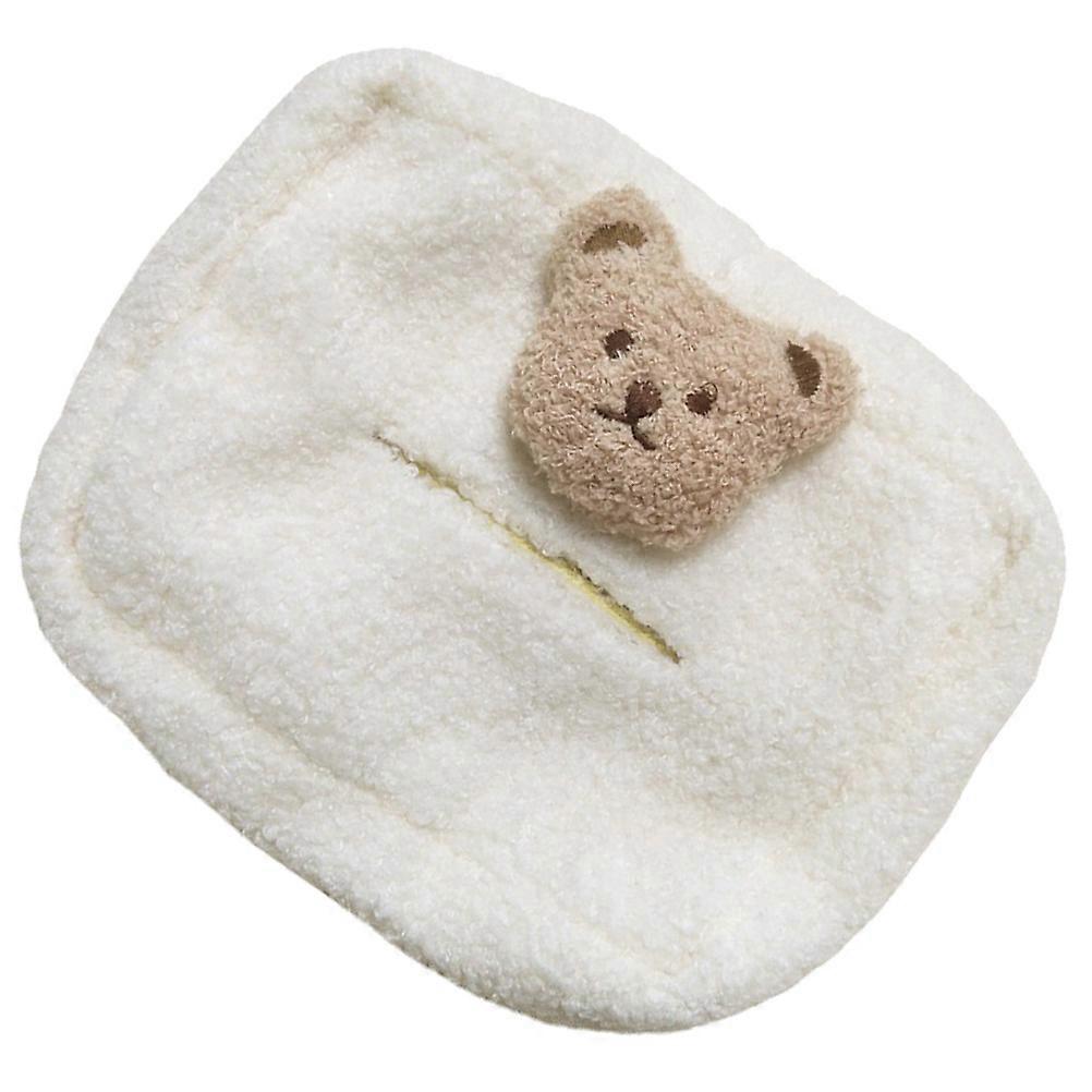 Cartoon Tissue Box Cover Hanging Tissue Holder For Home Use Compact Khaki Color Ideal For Smooth Tissue Pulling 1Pack