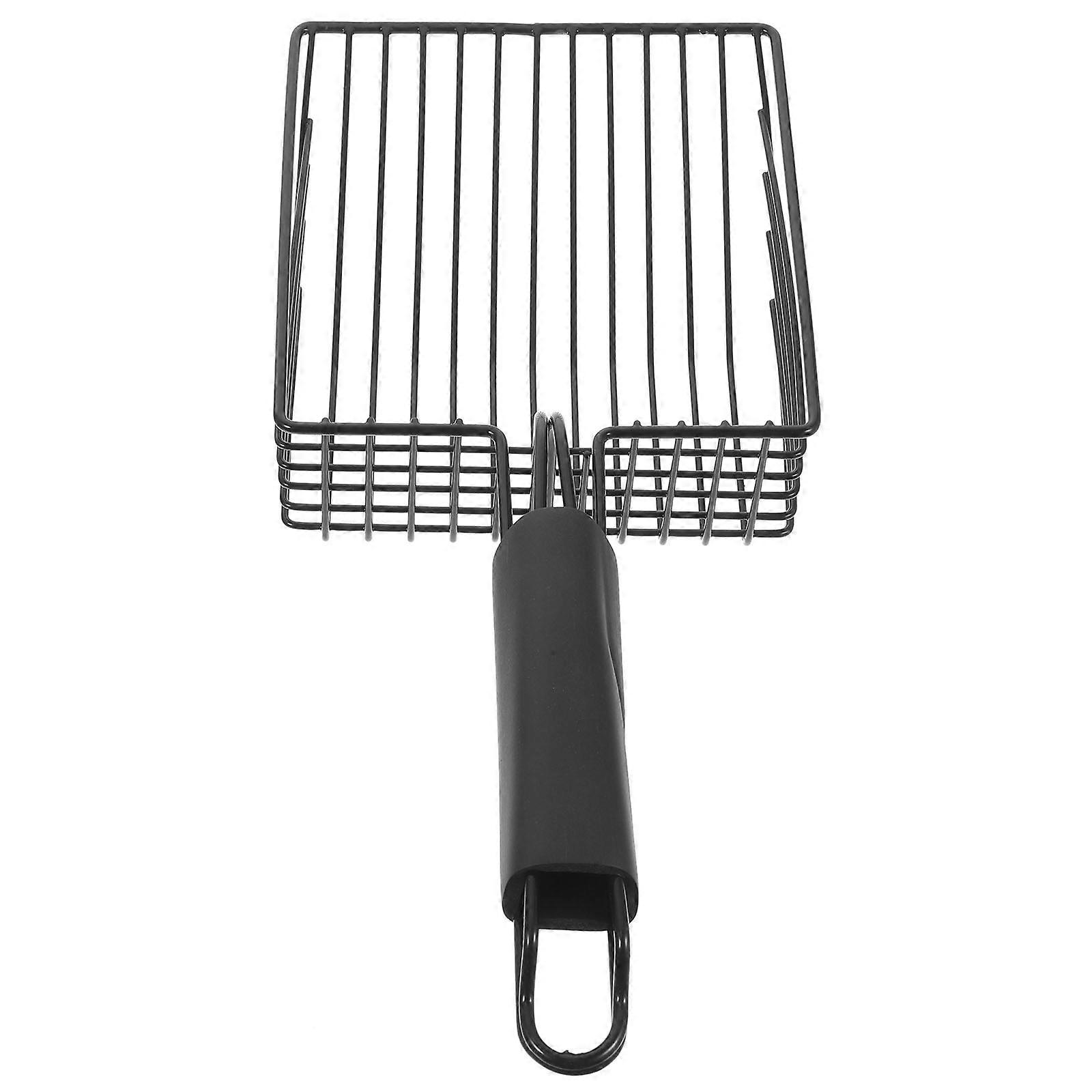 Metal Cat Litter Pet Waste Cleaning Scoop Reptile Sand Sifter for Cats and Reptiles 1 Set