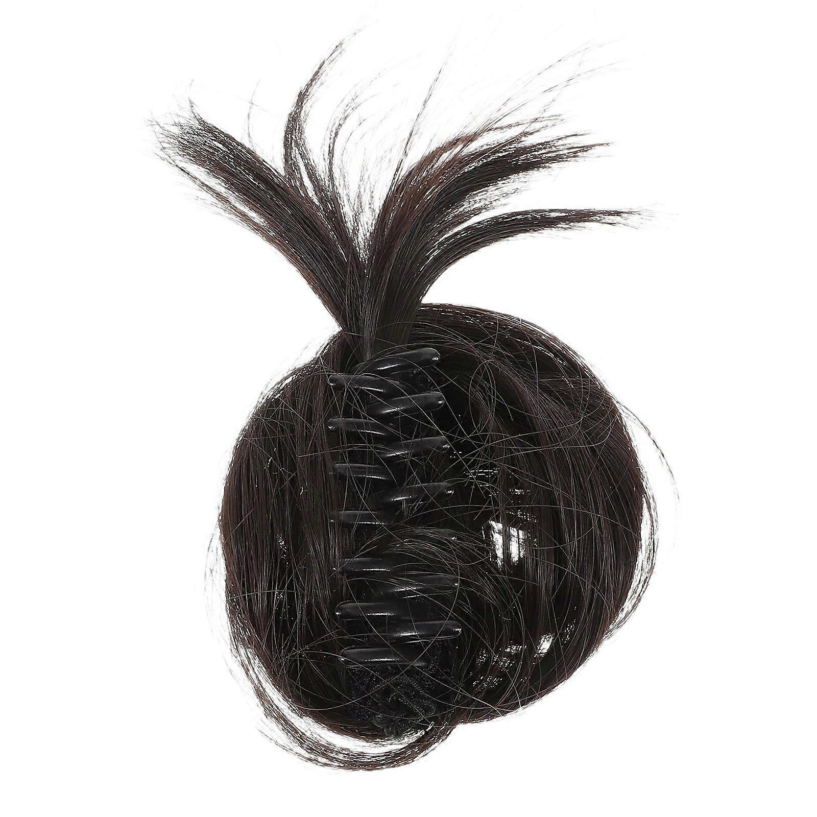 Natural Look Fake Hair Bun with Claw Clip for Women – Easy Styling, Realistic Design, Versatile Updo Accessory for Daily Wear, Parties, Weddings