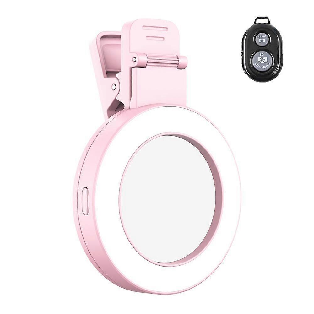 Phone Selfie Fill Light Pink with Remote Control