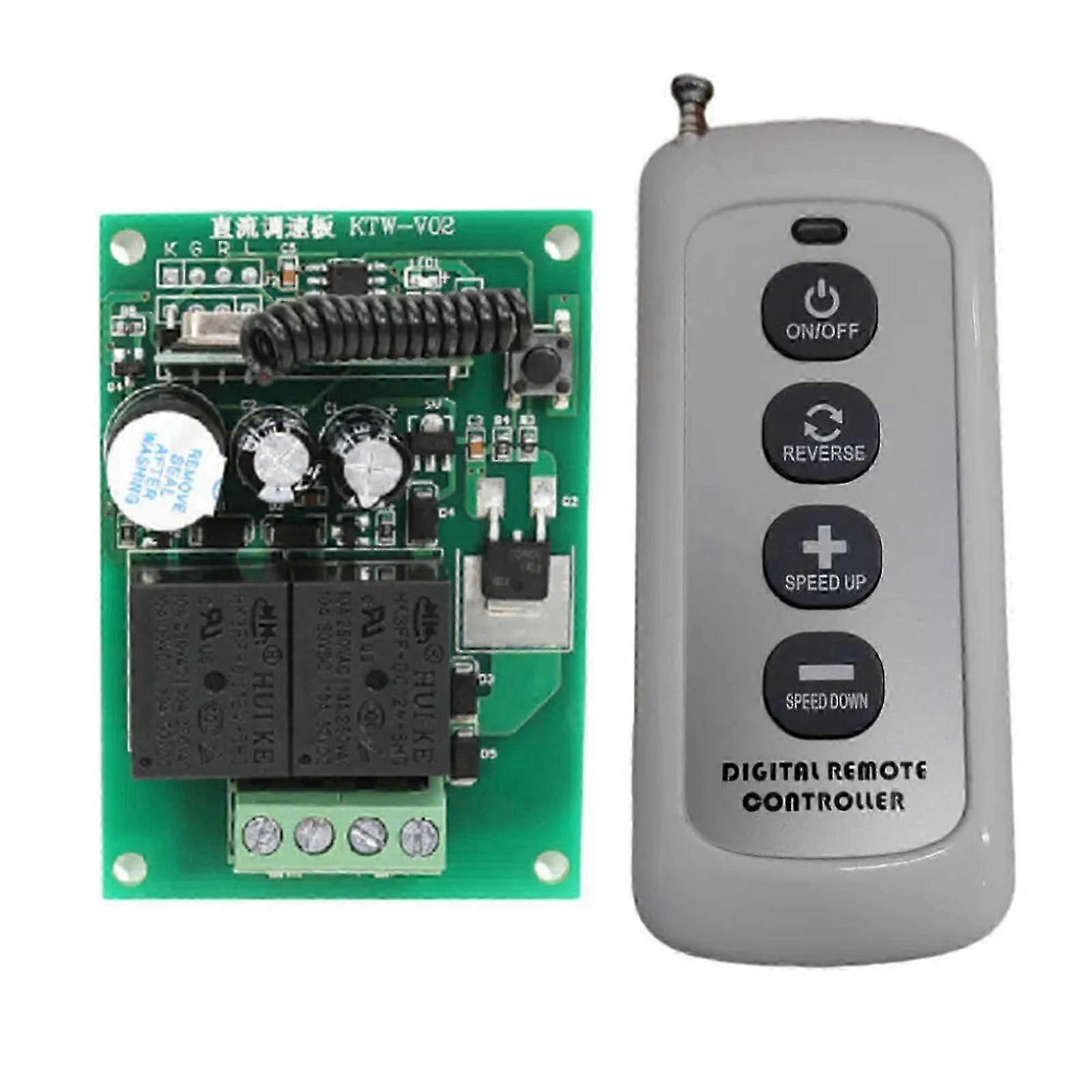 DC12V Motor Controller Kit Speed Regulator Wireless Remote Control Electric