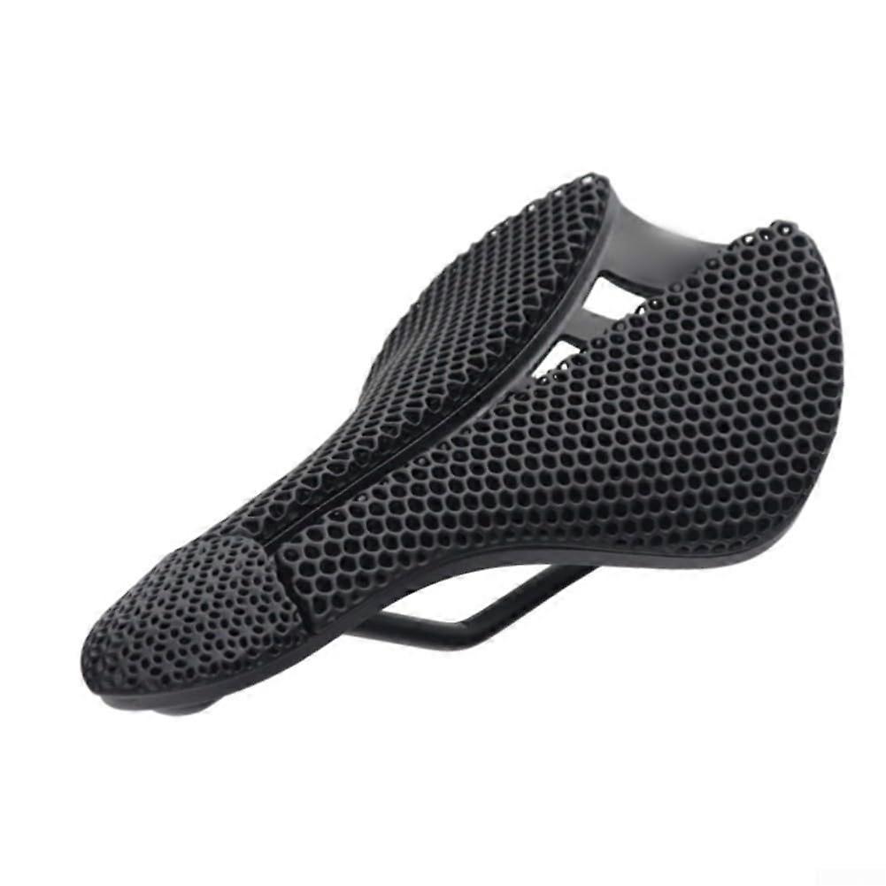 Ergonomic 3D Printed Bike Saddle Ultralight Shock Absorbing Design Compatible With Road And Mountain Bikes