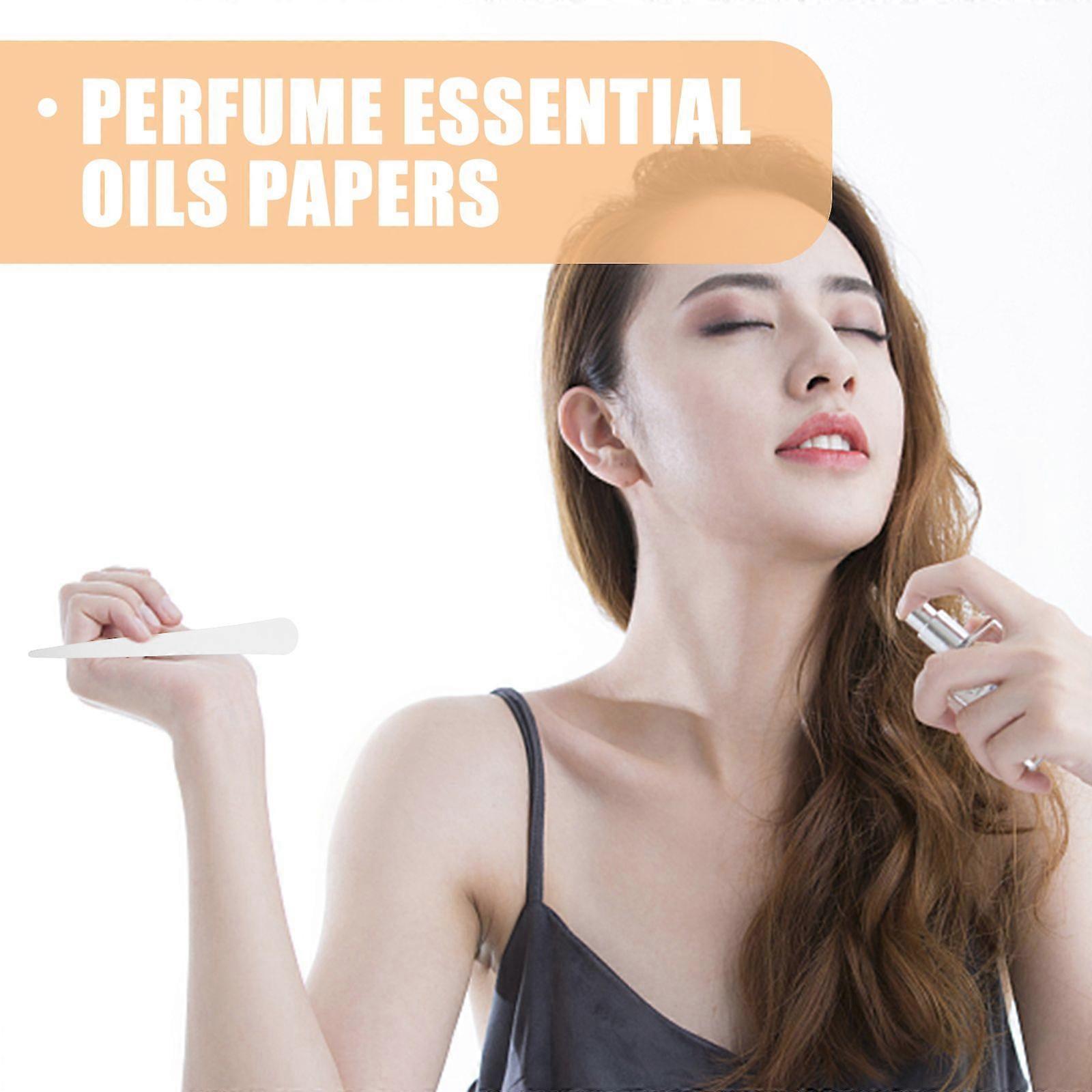 100Pcs Perfume Test Strips Aromatherapy Paper Test Strips Essential Oils Paper Test Strips