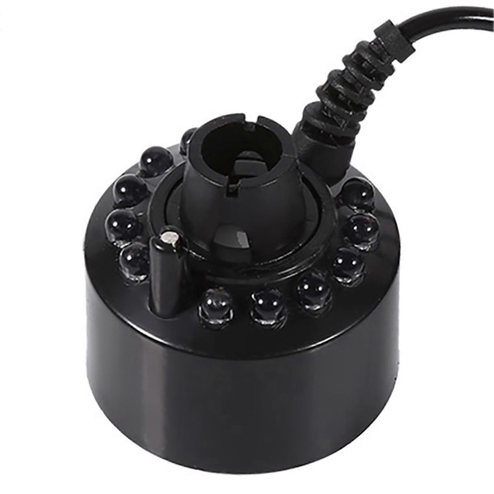 24V Ultrasonic 12 LED Color Changing Mist Maker 500ML/H