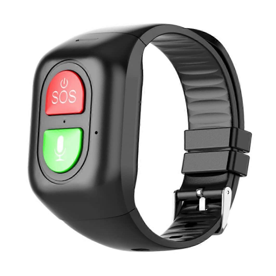 SOS Bracelet GPS Tracking for Seniors and Kids, Emergency Location Call, Fitness Tracker with Heart Rate Monitor
