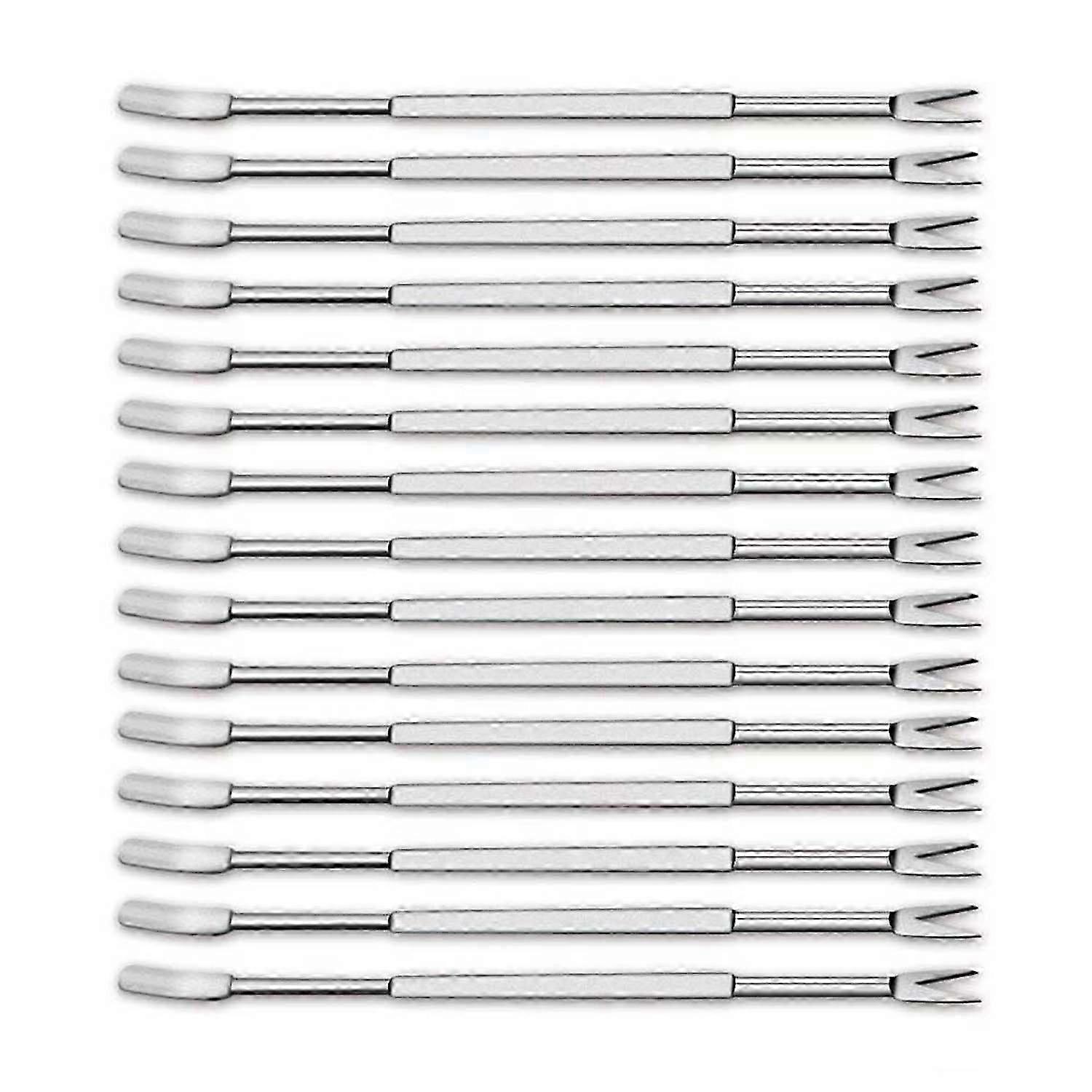 15Pcs Outils de Mer Craquelins Craqueaux Noix Cracker Fourchettes Set Ouvre-Couteau