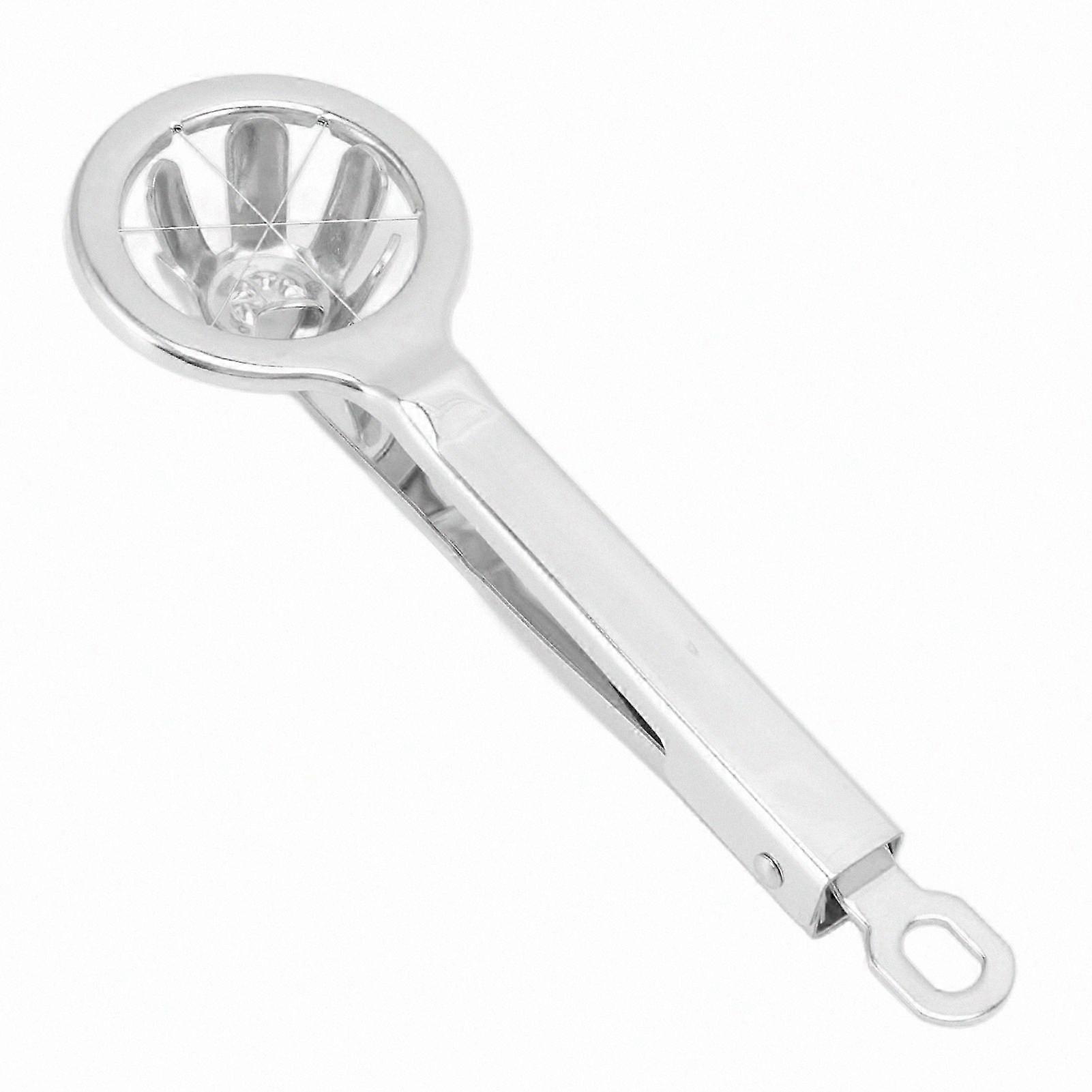 Multi-Functional Egg Cutter Tool, Durable Stainless Steel Egg Slicer with Comfort Handle for Kitchen and Restaurant Use