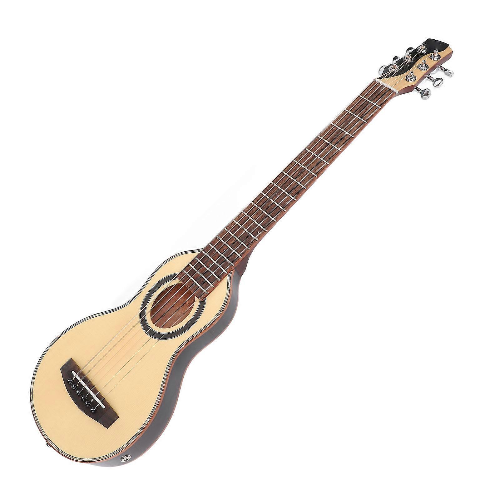 6-String 32-Inch Beginner Acoustic Guitar with Built-in Tuner & Bag