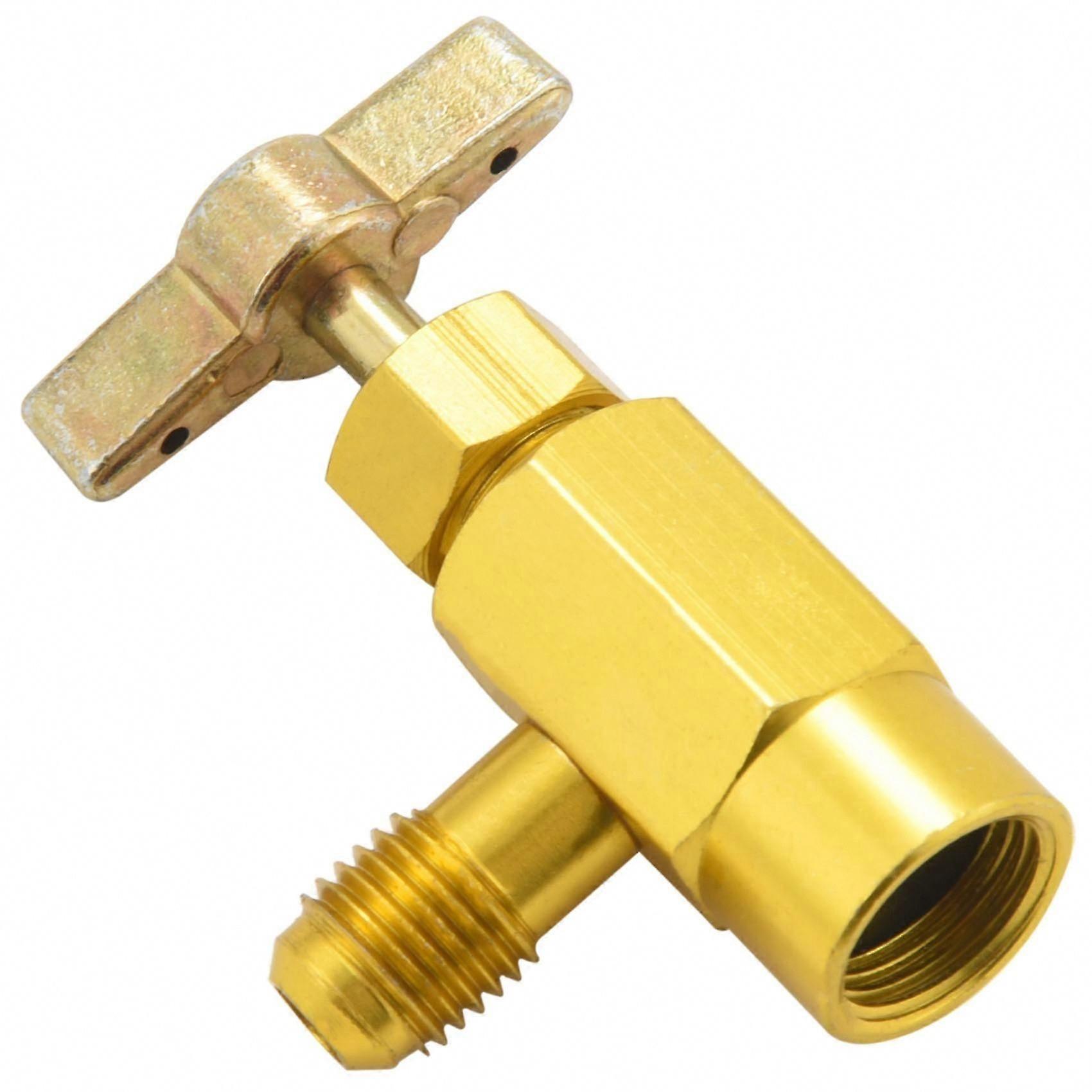 1/4 SAE to M14 Thread Adapter for R-134A Automotive AC Refrigerant Can Dispensing Bottle Tap