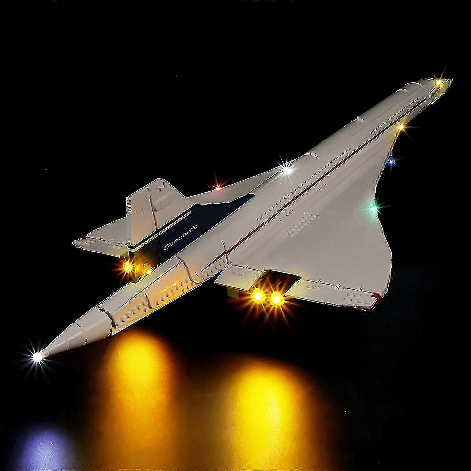 Led Lighting Kit For Icons Airbus Concorde 10318 Building Set Set Compatible With Playset 10318 Airbus Concorde