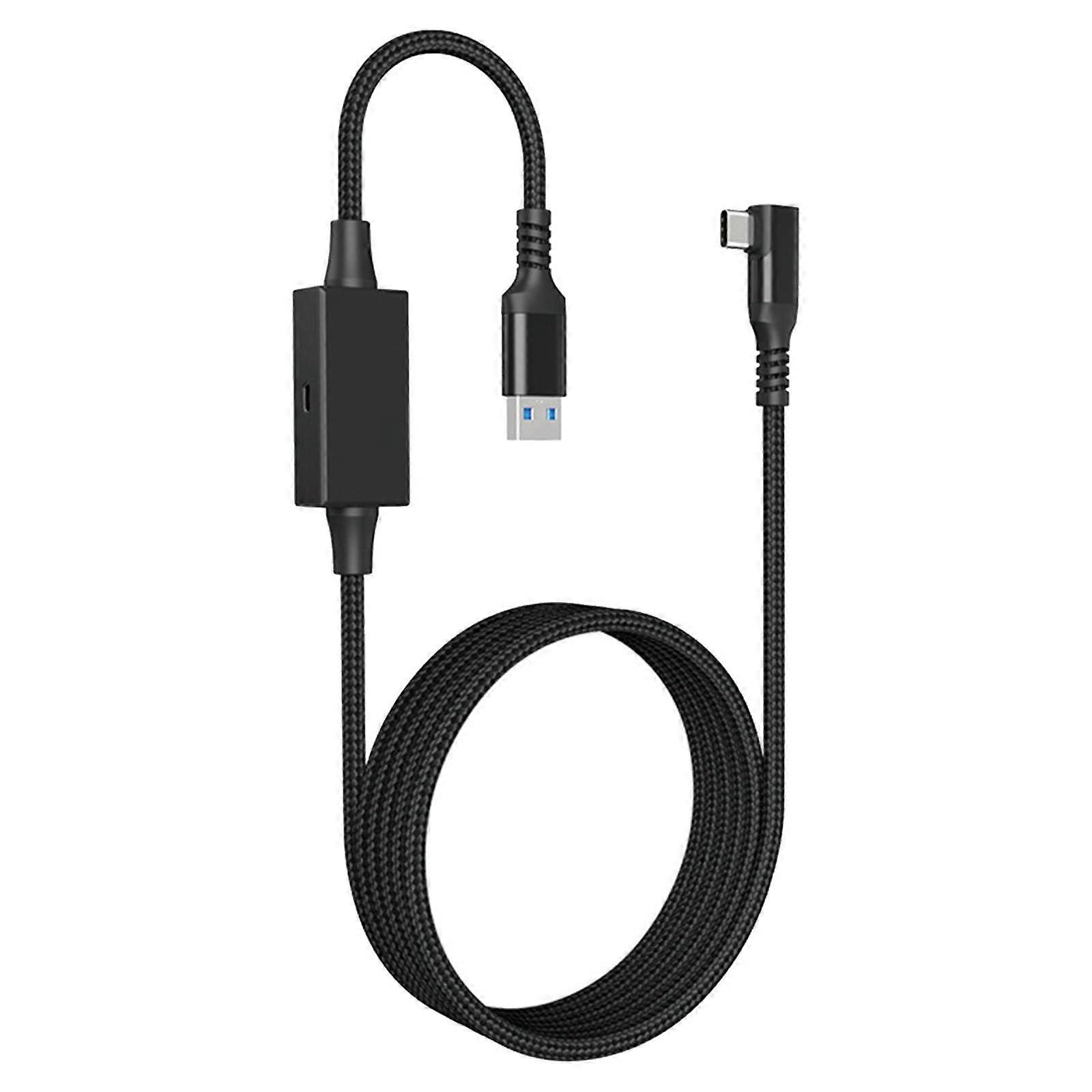Nylon Braided USBC To USB VR Extension Cable 5M For 3 2 1 Headsets With Dynamic Amplifiers