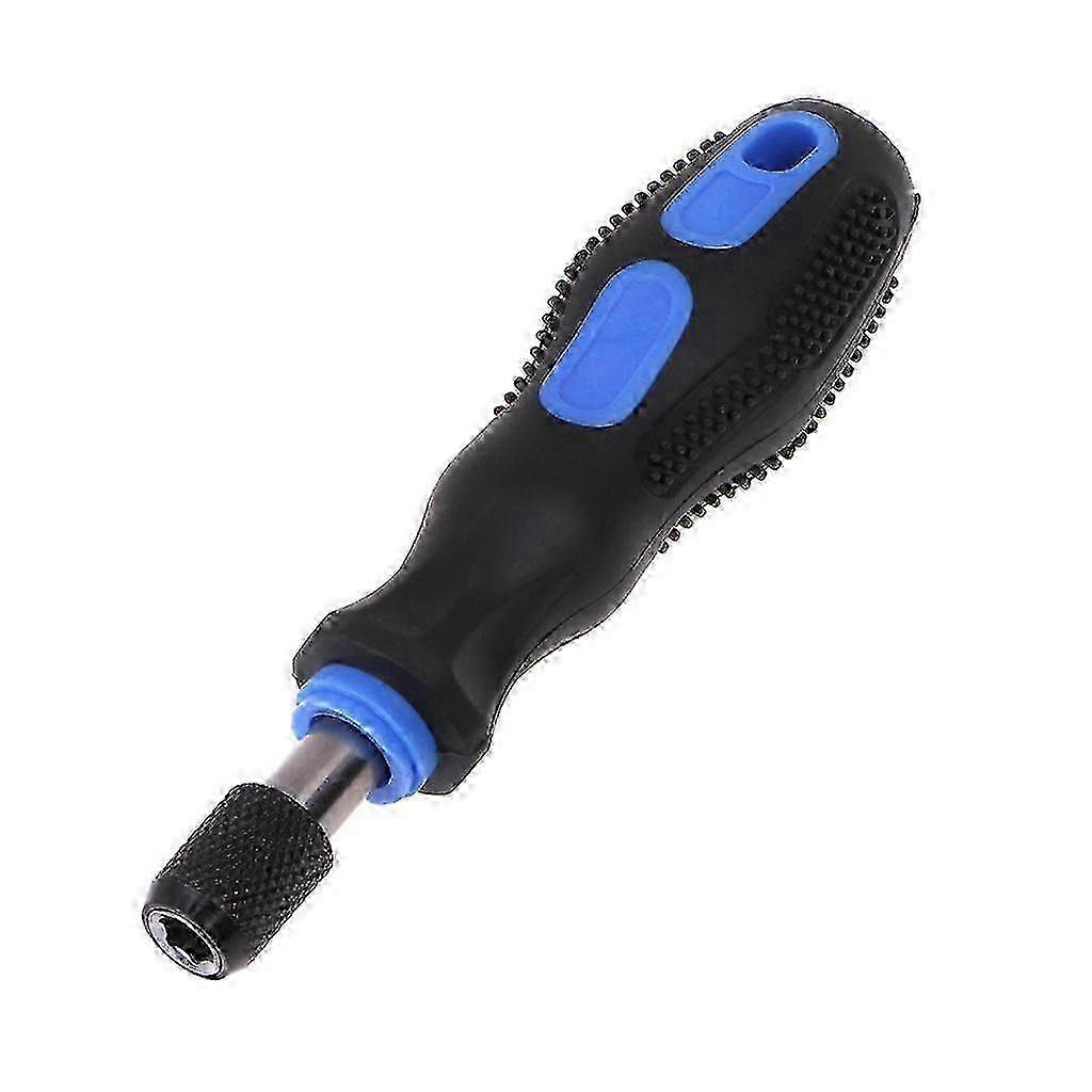 Multi-function 1/4" 6.35mm Non-slip Screwdriver Handle, Removable Screwdriver Handle, Soft Grip Screwdriver Handle