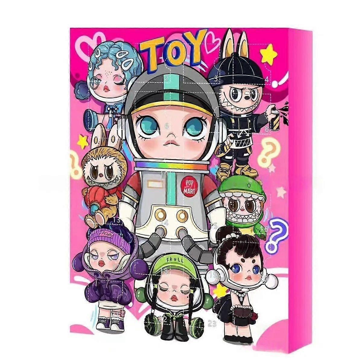2025 Christmas Advent Calendar - 24-Piece Blind Box Collectible Figures Set -HK903