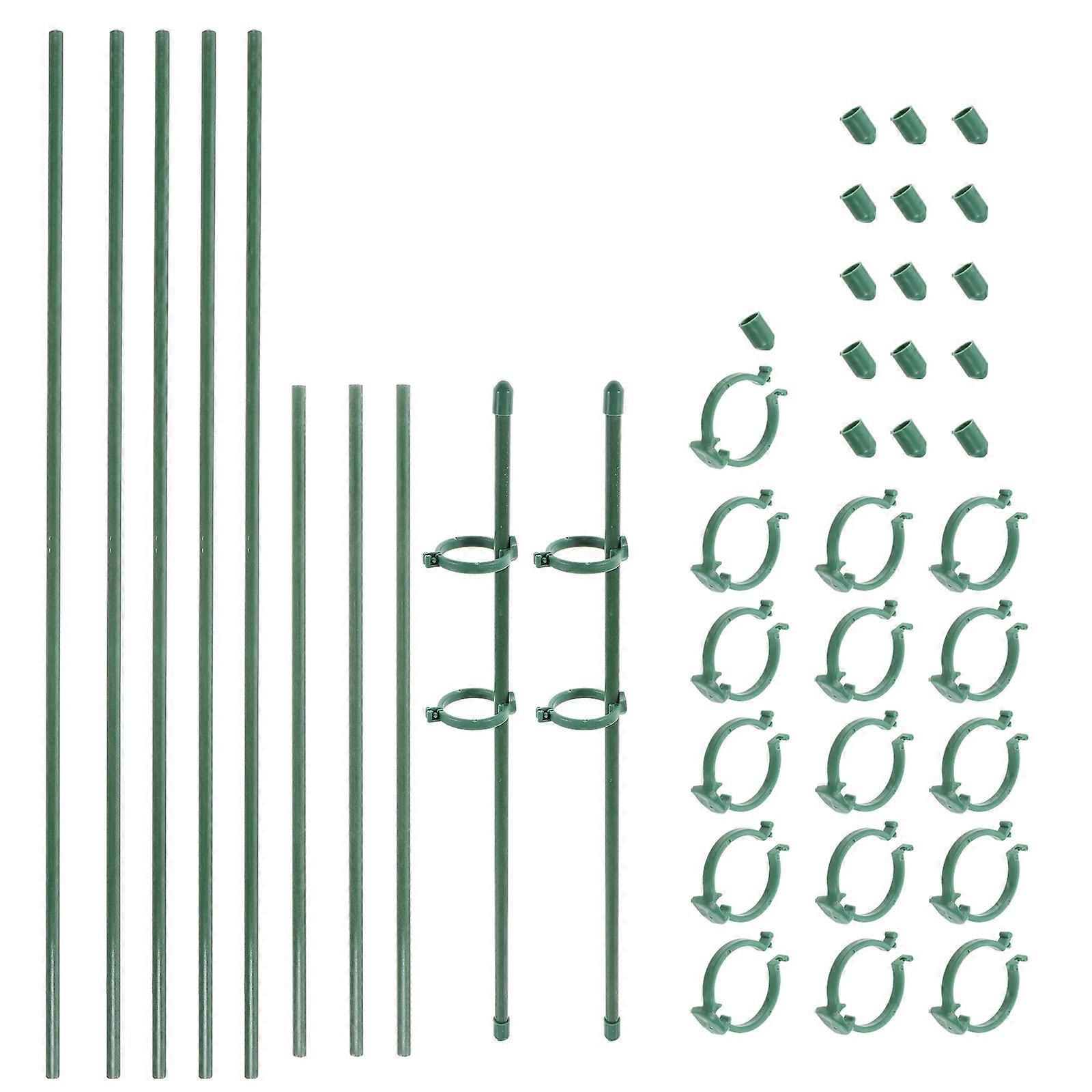 1 Set of Garden Plant Support Stakes Single Stem Flower Support Stake for Tomatoes