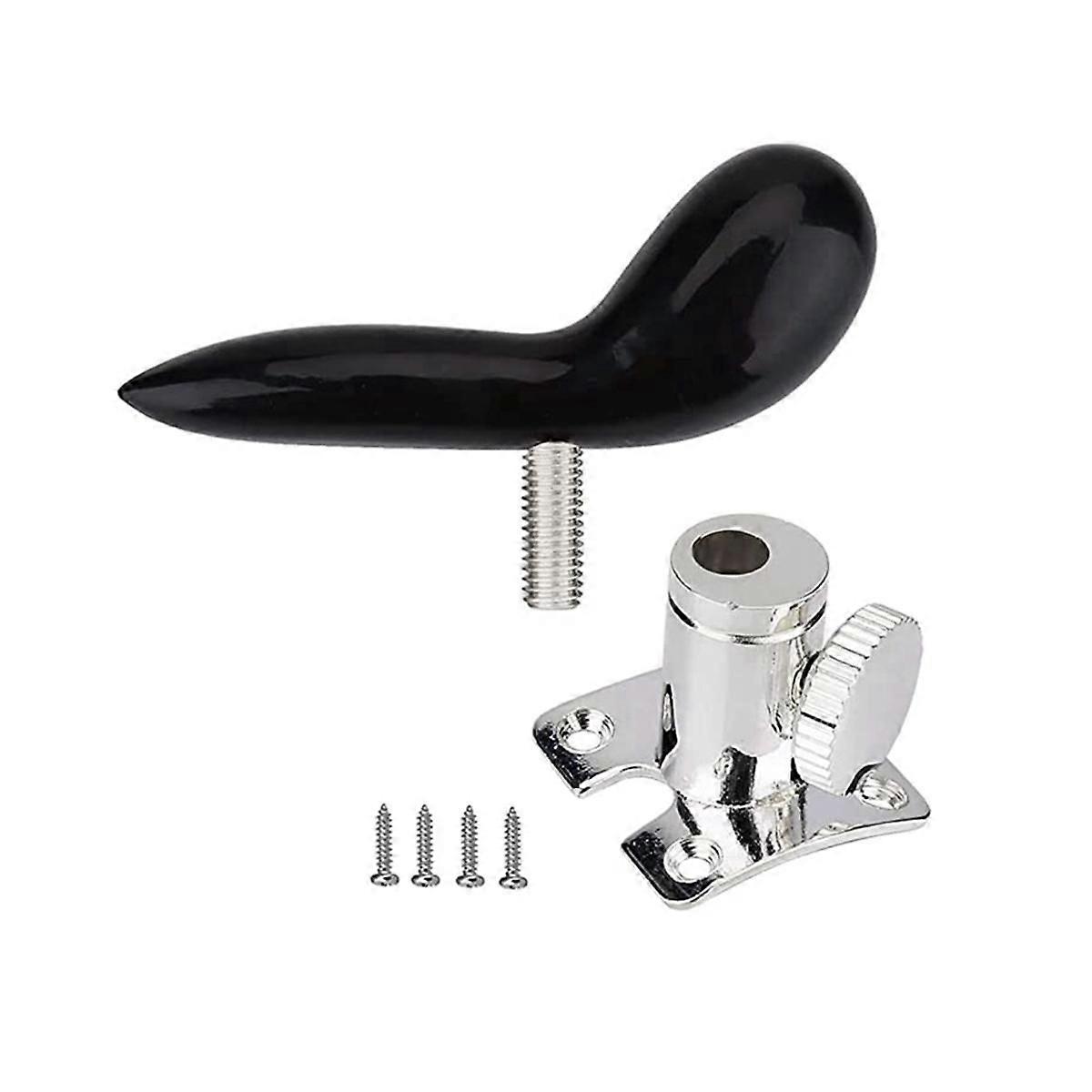 Bassoon Hand Saddle Rest Holder Thumb Rest with Fixing 4 Screws and Base Instruments Accessories