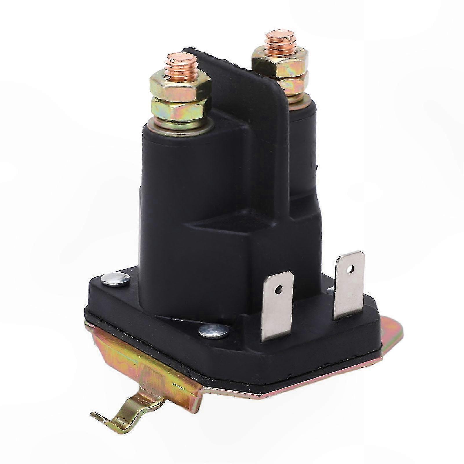 12V 2-Terminal Starter Solenoid with Compact Design for Lawn Mower Replacement