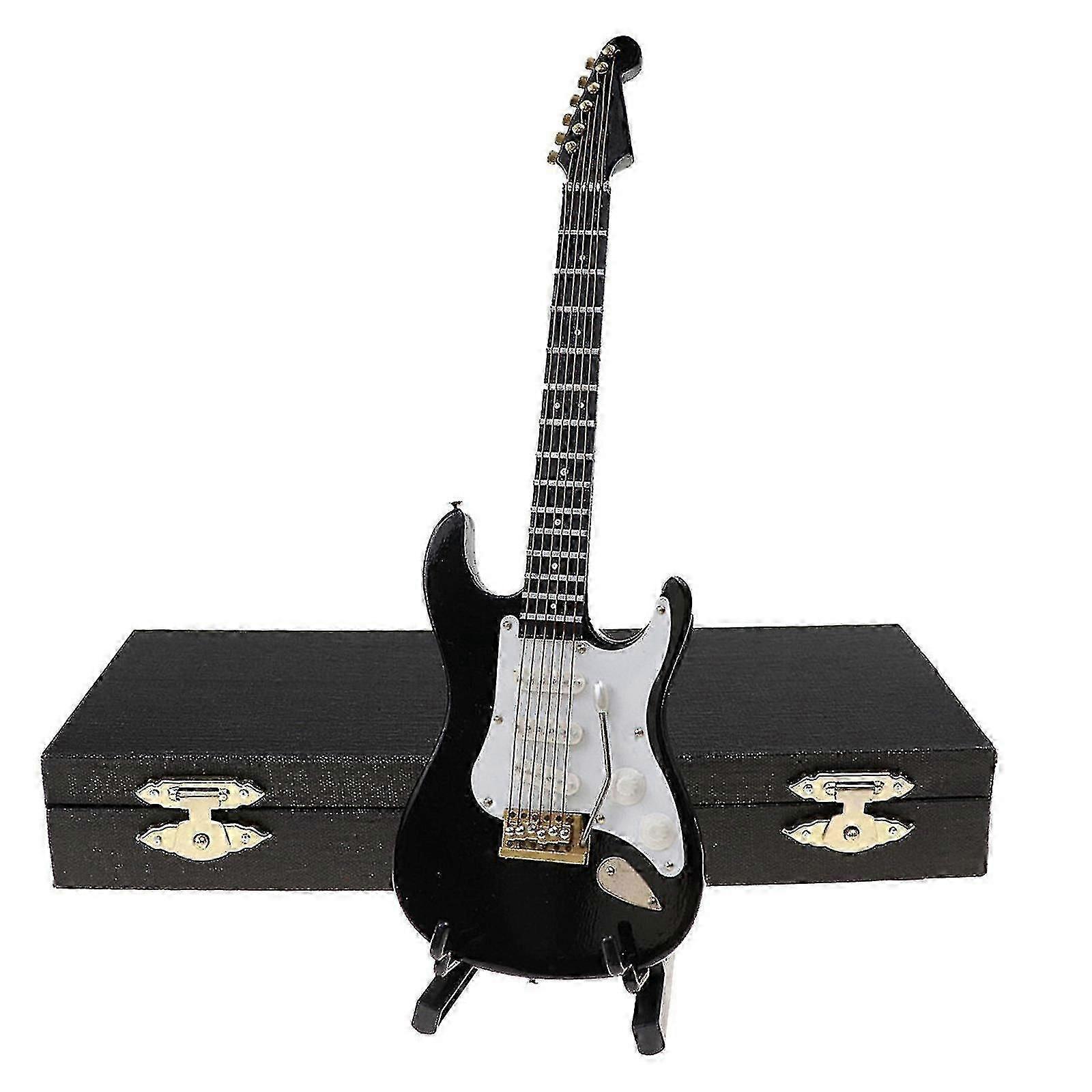 Dekorativ Miniatyr Replica Gitarrer Mini Klassisk Gitarr / Elgitarr Modell Semester Prydnad - KM