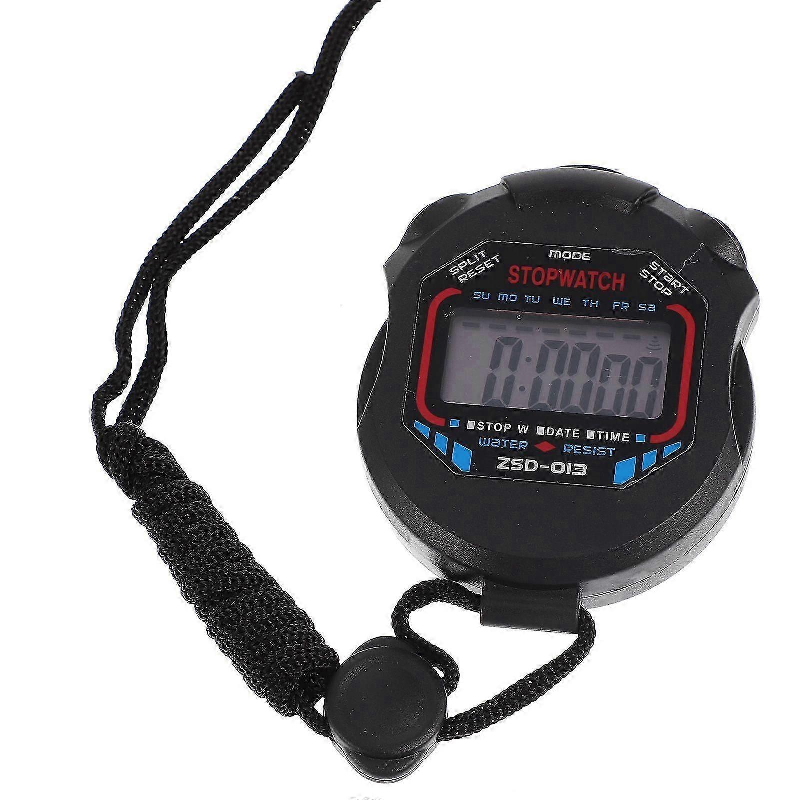 Digital Professional Handheld Stopwatch Sports Chronograph Timer with Alarm Feature for Kids Runner Sports Fitness and Referees