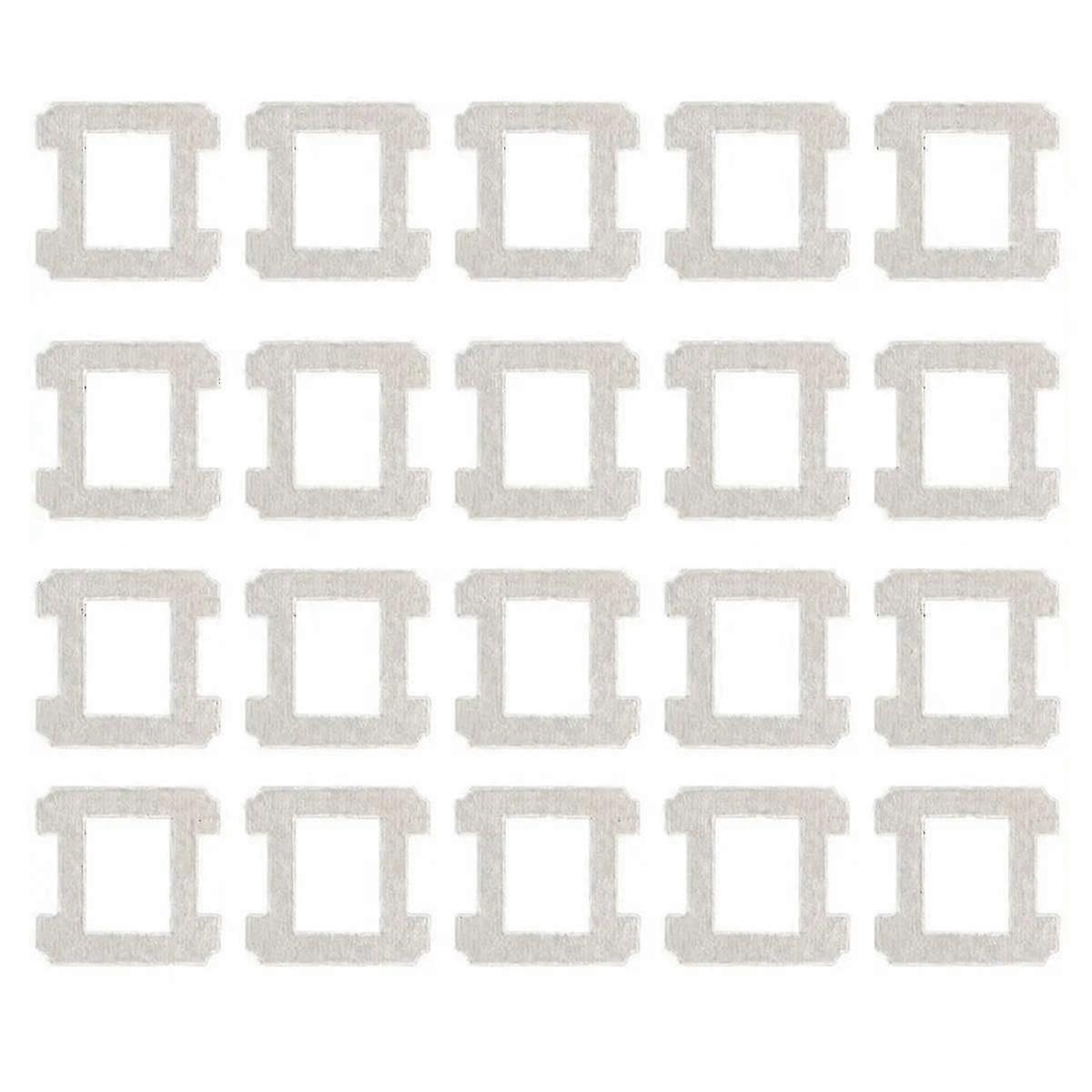 2025 Compatible for W2 Pro / W2 Omni Mop Cloths Rag Pad Window Robot Cleaner Spare Parts Accessories 20pcs