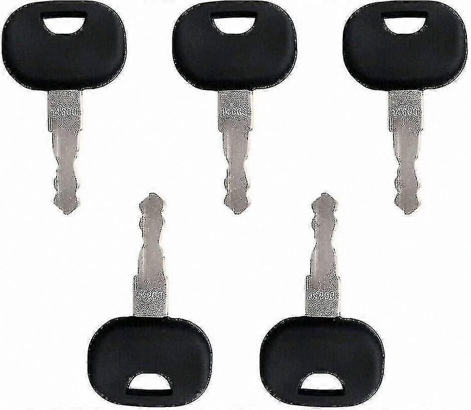 10 Pcs Ignition Keys Replacement Suitable for Tractor, Excavator, Loader and Other Heavy Machinery Applications Enhanced Durability and Compatibility