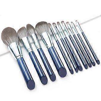 Exquisite Blue Makeup Brushes Set Eyeshadow Powder 11Pieces Beauty Tool|Eye Shadow Applicator